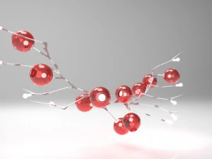 lampada con punte Modello 3D