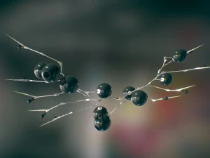 lampada con punte Modello 3D