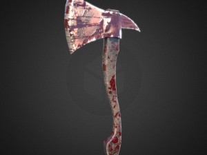 short axe low-poly variant 1 Modelo 3D