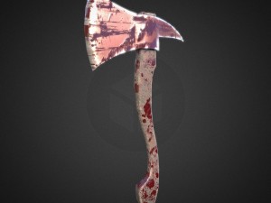 short axe low-poly variant 1 3D 모델