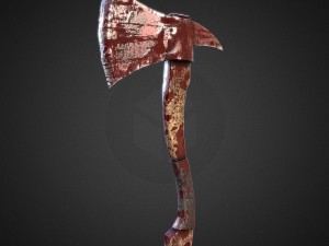 short axe low-poly variant 2 Modelo 3D