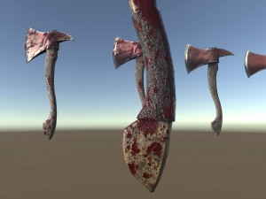 short axe low-poly variant 2 3D Model