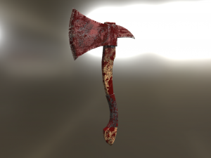 short axe low-poly variant 2 3D Model