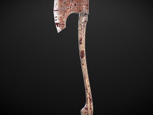 long axe low-poly variant 1 Modelo 3D