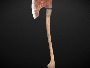 long axe low-poly variant 1 Modelo 3D