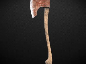 long axe low-poly variant 1 3D Model