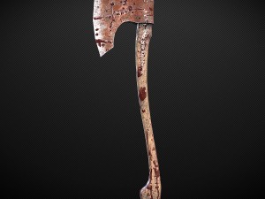 long axe low-poly variant 1 Modelo 3D