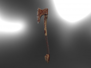 long axe low-poly variant 1 Modelo 3D