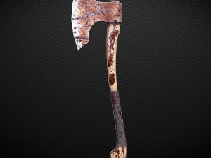 long axe low-poly variant 2 3D Model