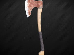 long axe low-poly variant 2 3D Model