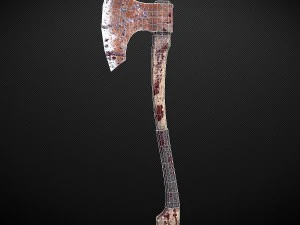 long axe low-poly variant 2 3D Model