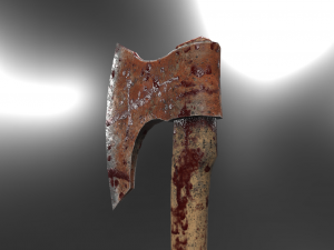 long axe low-poly variant 2 Modelo 3D