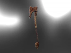 long axe low-poly variant 2 3D Model