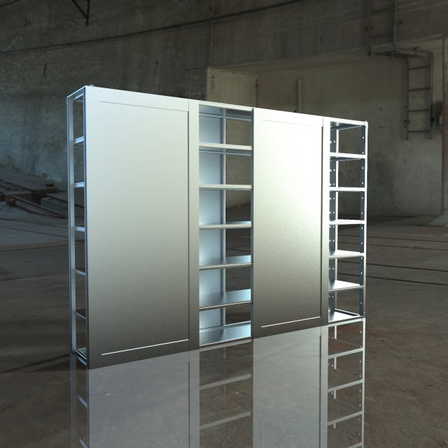 cupboard 1 3D Model .c4d .max .obj .3ds .fbx .stl .blend 