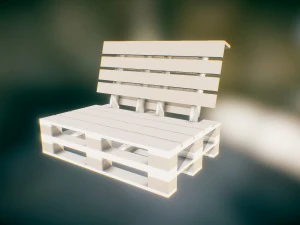 pallet sofa 3D Model