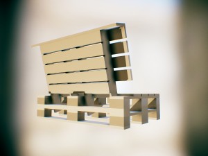 pallet sofa 3D Model
