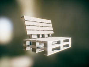 pallet sofa 3D Model