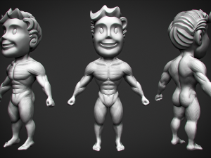 vault boy 3D Model