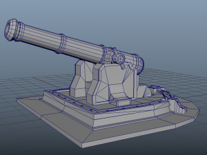 cannon 3D Model