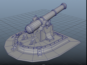 cannon 3D Model