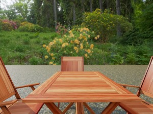 wooden table and wooden chair 3Dモデル
