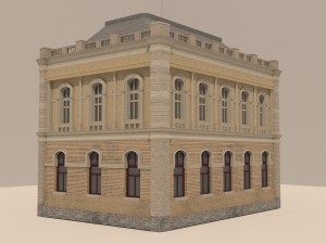 house in neo-renaissance style Modèle 3D