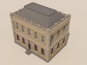 house in neo-renaissance style Modèle 3D