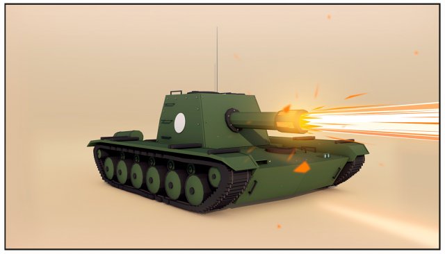 cartoon low poly tank 3D मॉडल .c4d .max .obj .3ds .fbx .stl .blend 