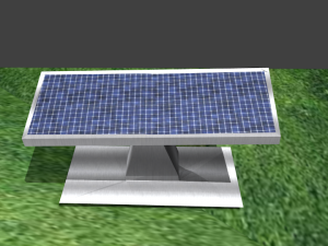 3d solar penal 3Dモデル