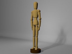 3d figure doll 3D-Modell