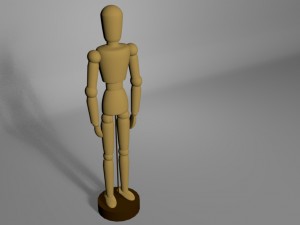 3d figure doll 3D-Modell