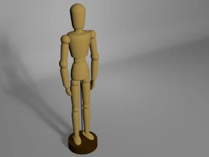 3d figure doll 3D Model