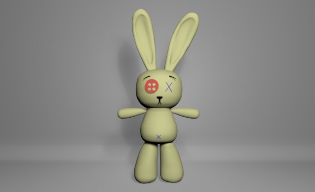 bunny Modello 3D .c4d .max .obj .3ds .fbx .stl .blend 