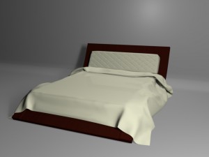 deluxe bed 3Dモデル