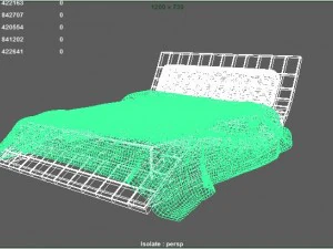 deluxe bed 3D Model