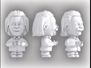 einstein 3D Print Model