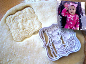 girl with bear 3D Print Model
