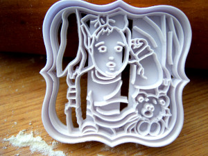 girl with bear 3Dプリントモデル