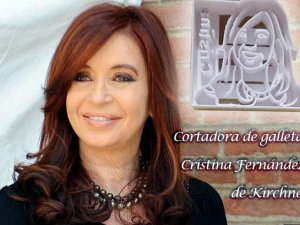 pemotong kue oleh Cristina Kirchner Model Cetak 3D