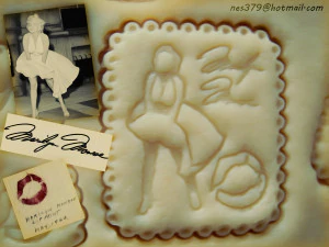 cortador de biscoitos marilyn monroe Modelo de Impressão 3D