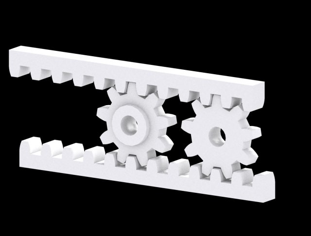gear 3D Принт Модель .c4d .max .obj .3ds .fbx .stl .blend 