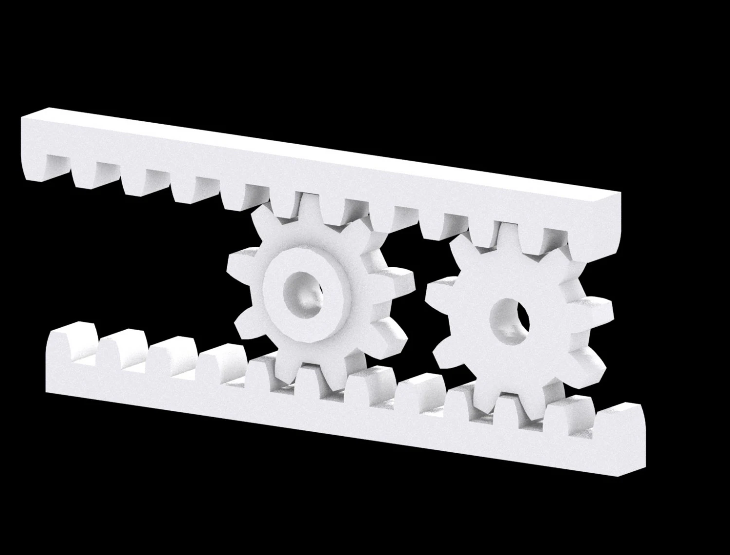 gear 3D Print Model .c4d .max .obj .3ds .fbx .stl .blend 