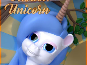 MODEL UNICORN Model Cetak 3D