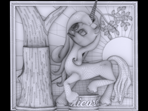 MODEL UNICORN 3D Print Model