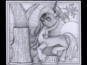 MODEL UNICORN 3D Print Model