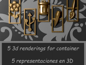 5 REPRESENTACIONES 3D 3D Print Model