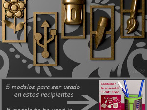 5 REPRESENTACIONES 3D 3D 打印模型