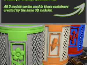 5 REPRESENTACIONES 3D 3D Print Model