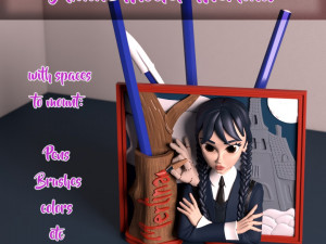 MERLINA VERSIN ANIME 3D Print Model