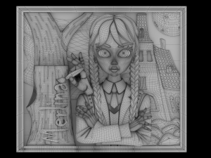 MERLINA VERSIN ANIME 3D Print Model